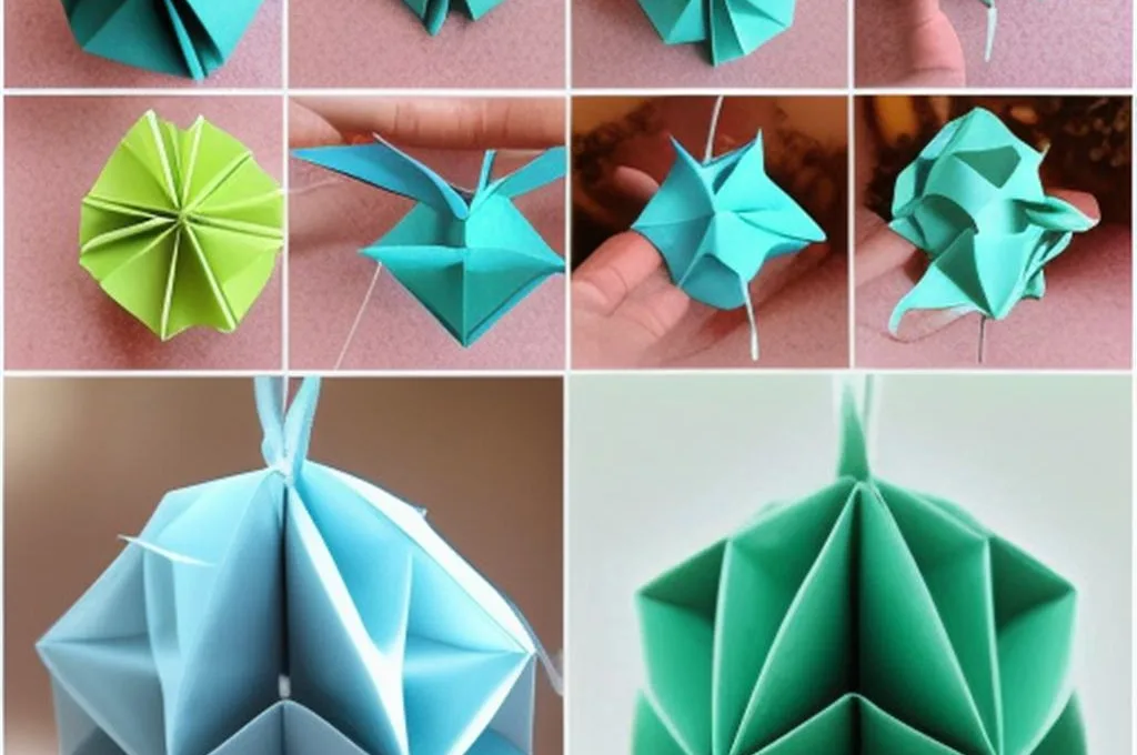 Jak zrobić bombki z origami